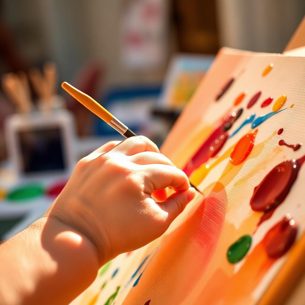 Creatieve workshop schilderen