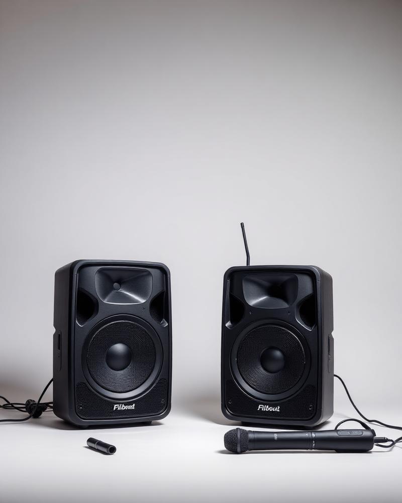 2× Draadloze Speaker met microfoon (JBL Partybox-310)