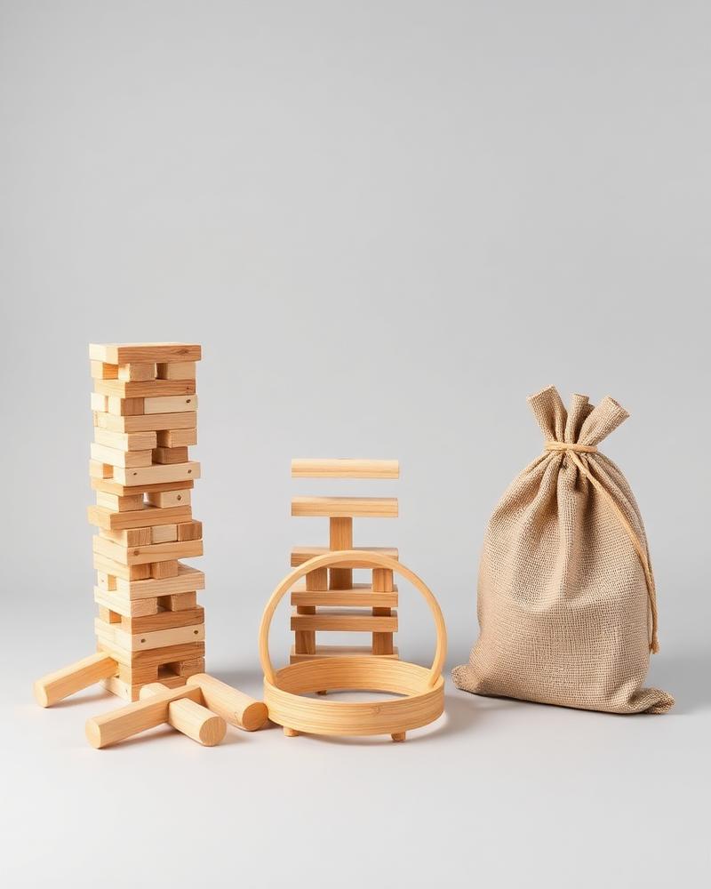 Zeskamp Spelpakket – Houten spellen